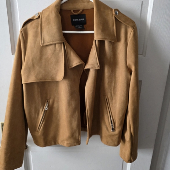 Jackets & Blazers - Ookie And Lala Tan Jacket